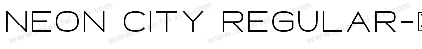 Neon City Regular字体转换